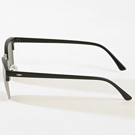 Vue branche lunettes clubmaster noires - GL BOUTIK