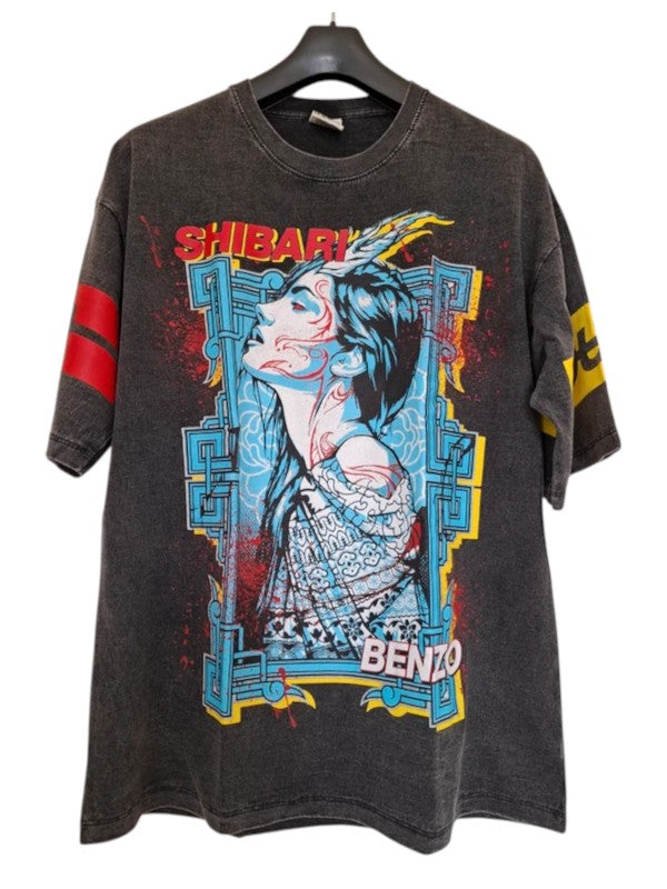 Vue face t-shirt shibari benzo - GL BOUTIK
