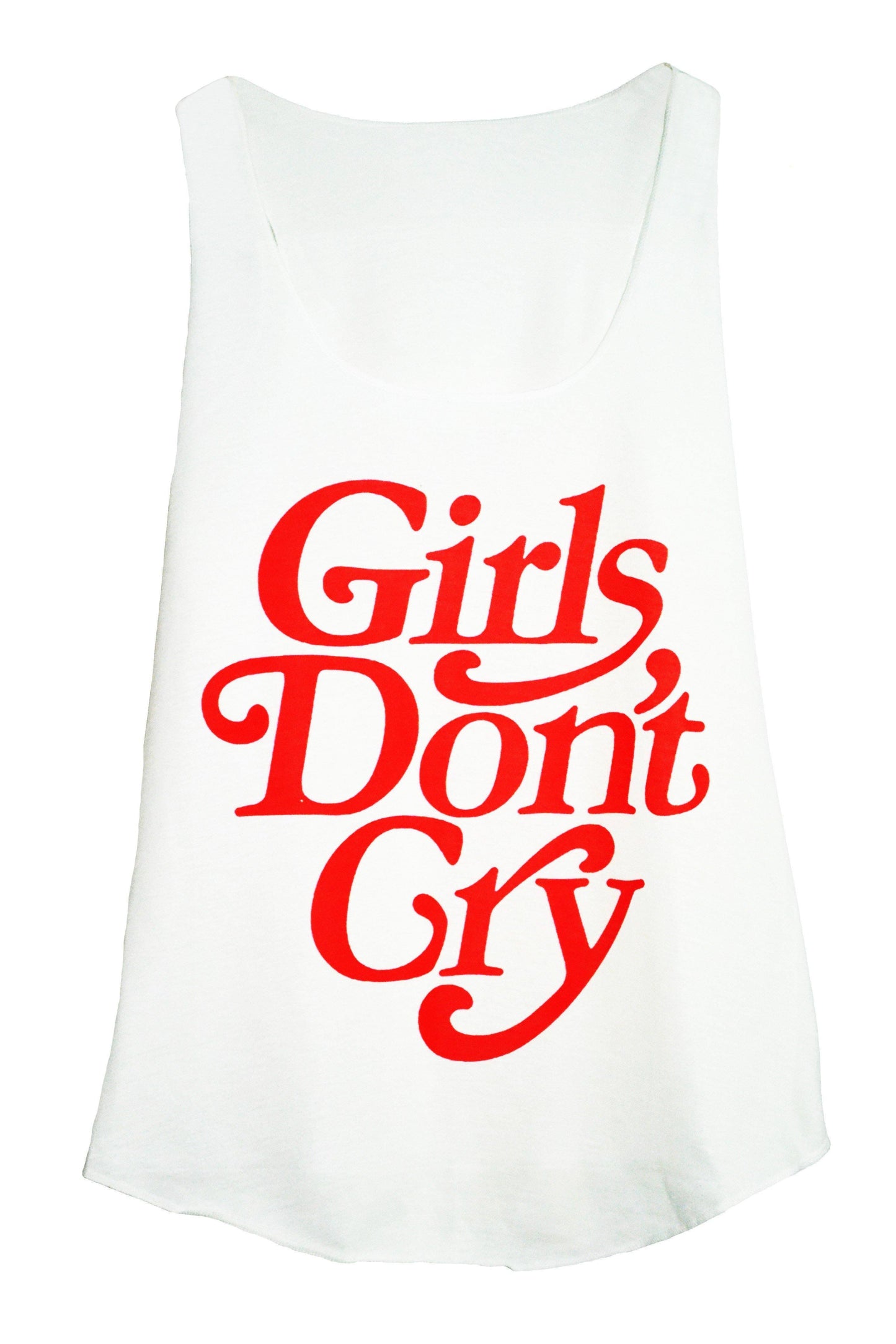 Débardeur imprimé message girls dont cry - Couleur crème