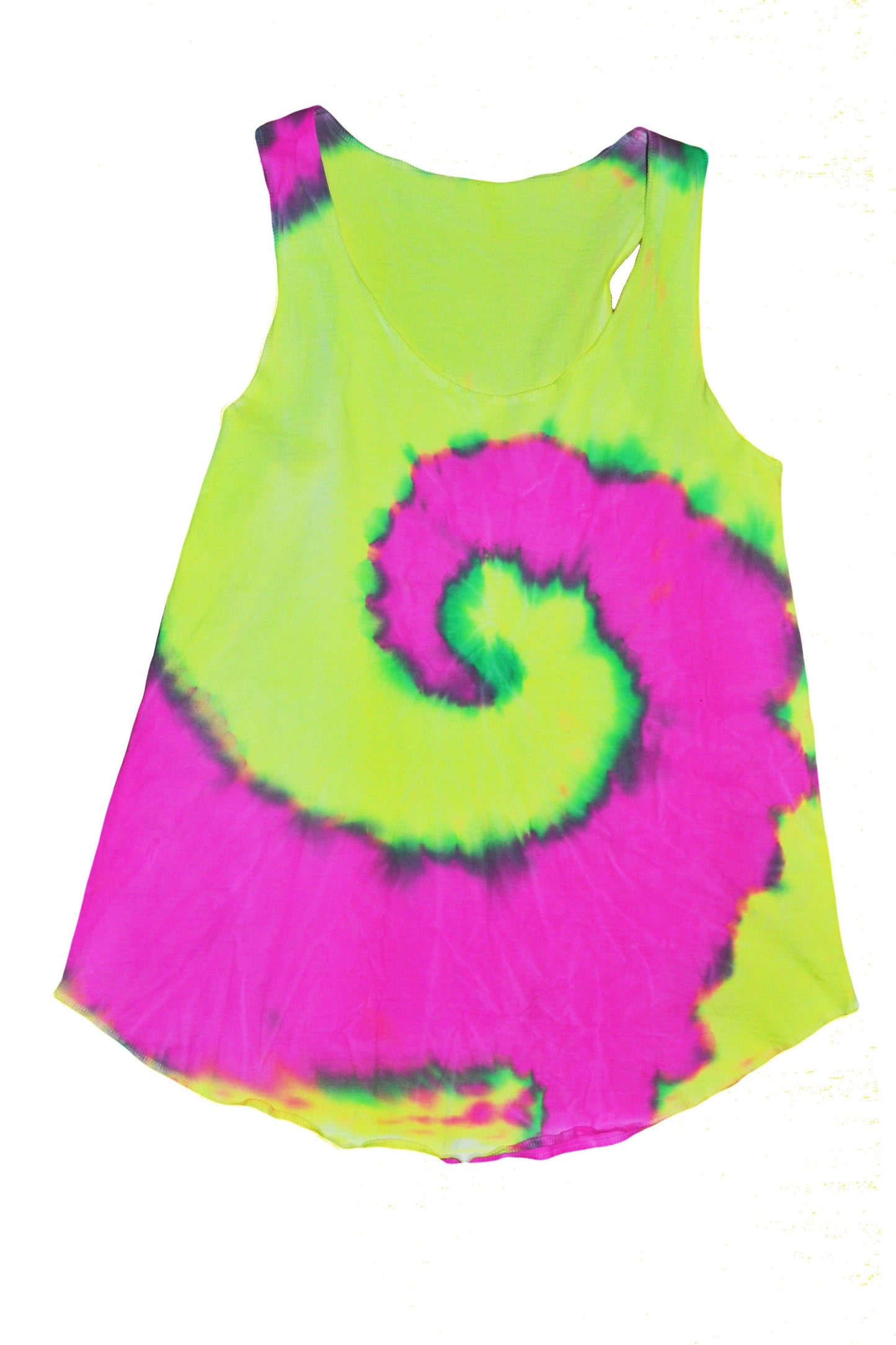DEBARDEUR TIE AND DYE - JAUNE/ ROSE - GL BOUTIK