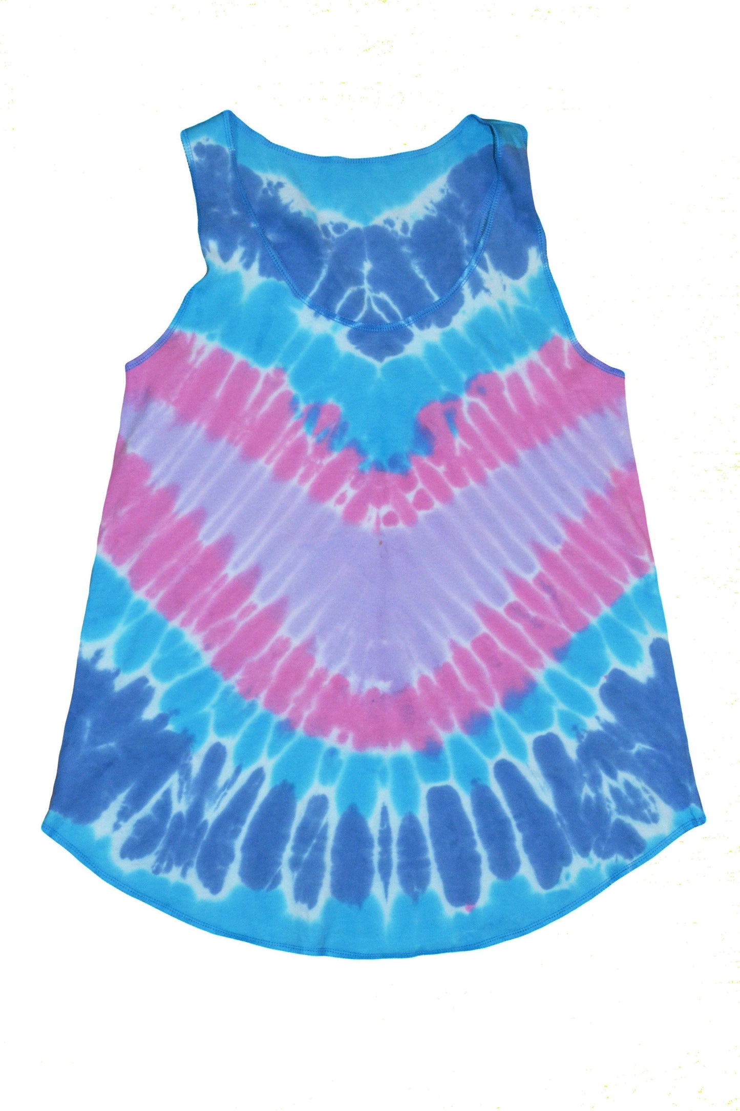 DEBARDEUR TIE AND DYE - BLEU/ ROSE - GL BOUTIK