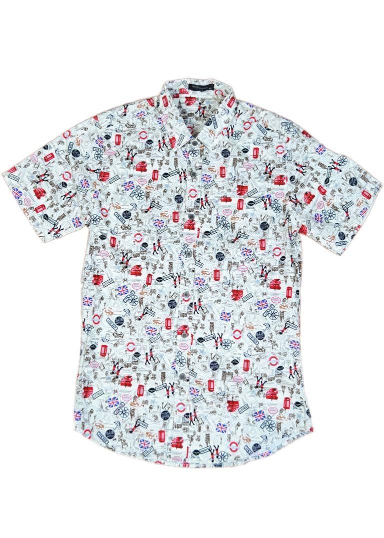 Chemise imprimée motifs londres - GL BOUTIK