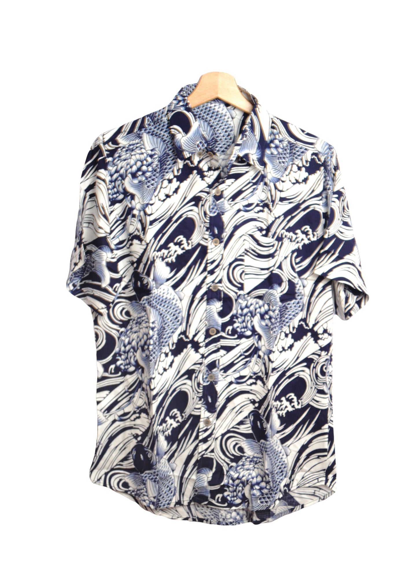 Chemise hawaienne imprimé carpe koi - glboutik.com