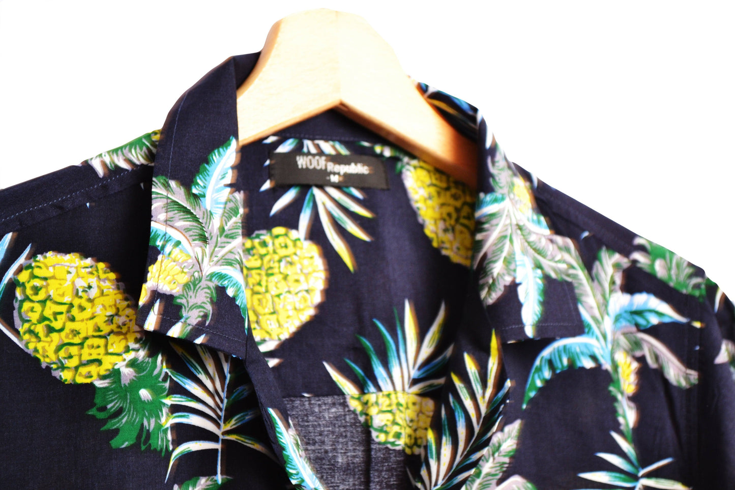 Chemise hawaienne fleurs et ananas