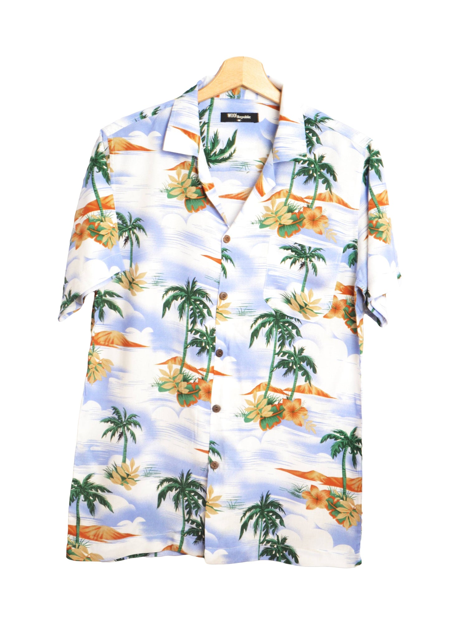 Chemise paysage tropical