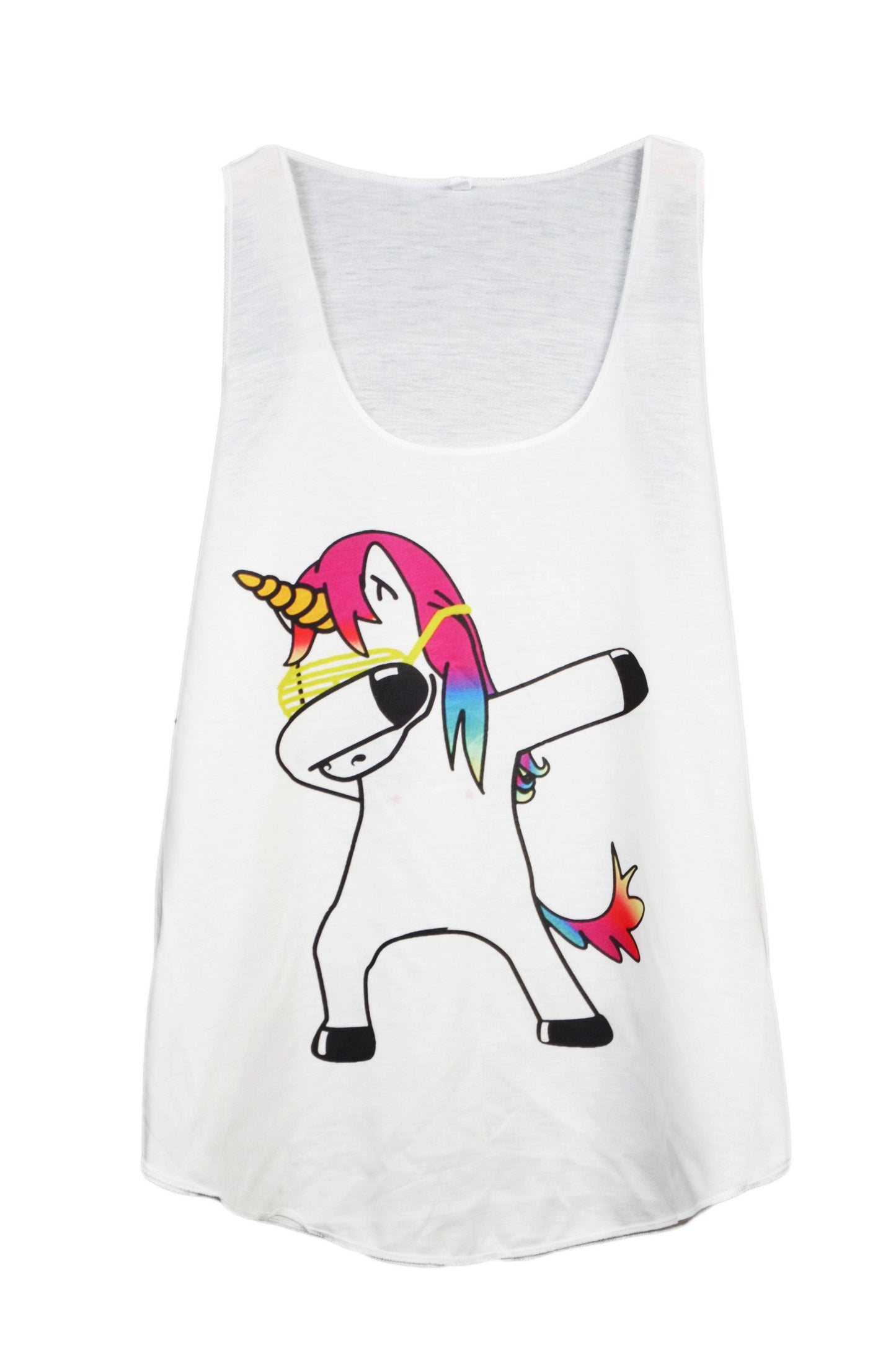 Débardeur licorne dab couleur beige