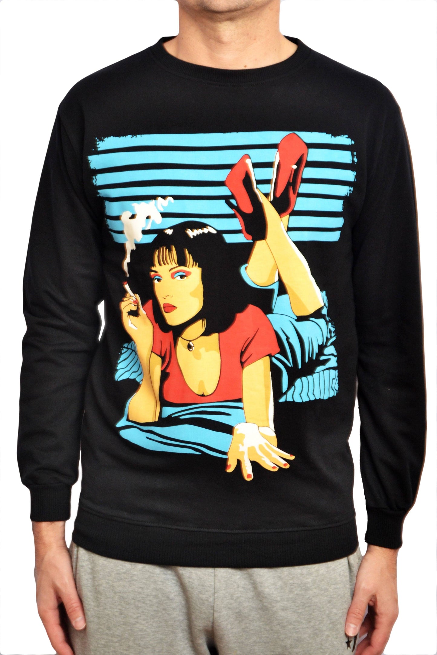 Sweat-shirt pulp fiction