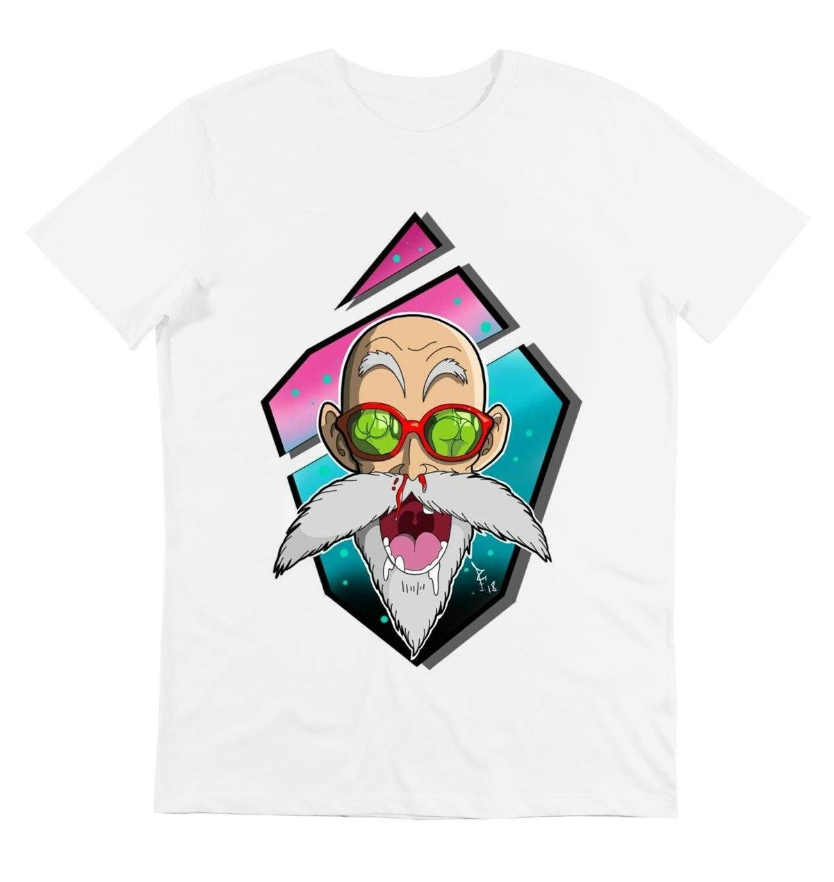 T-shirt tortue geniale blanc