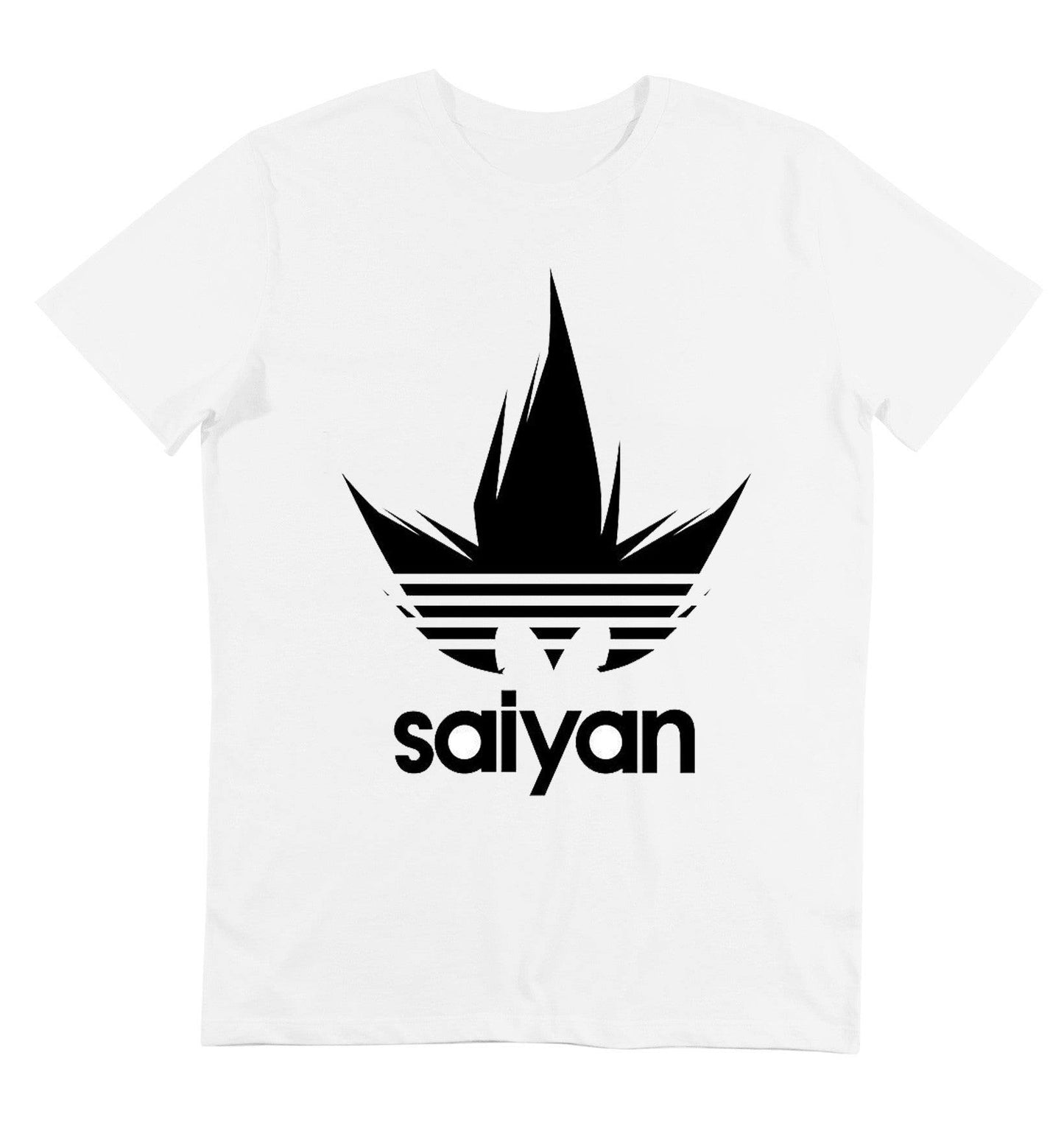 T-shirt homme blanc imprimé saiyan adidas - GL BOUTIK