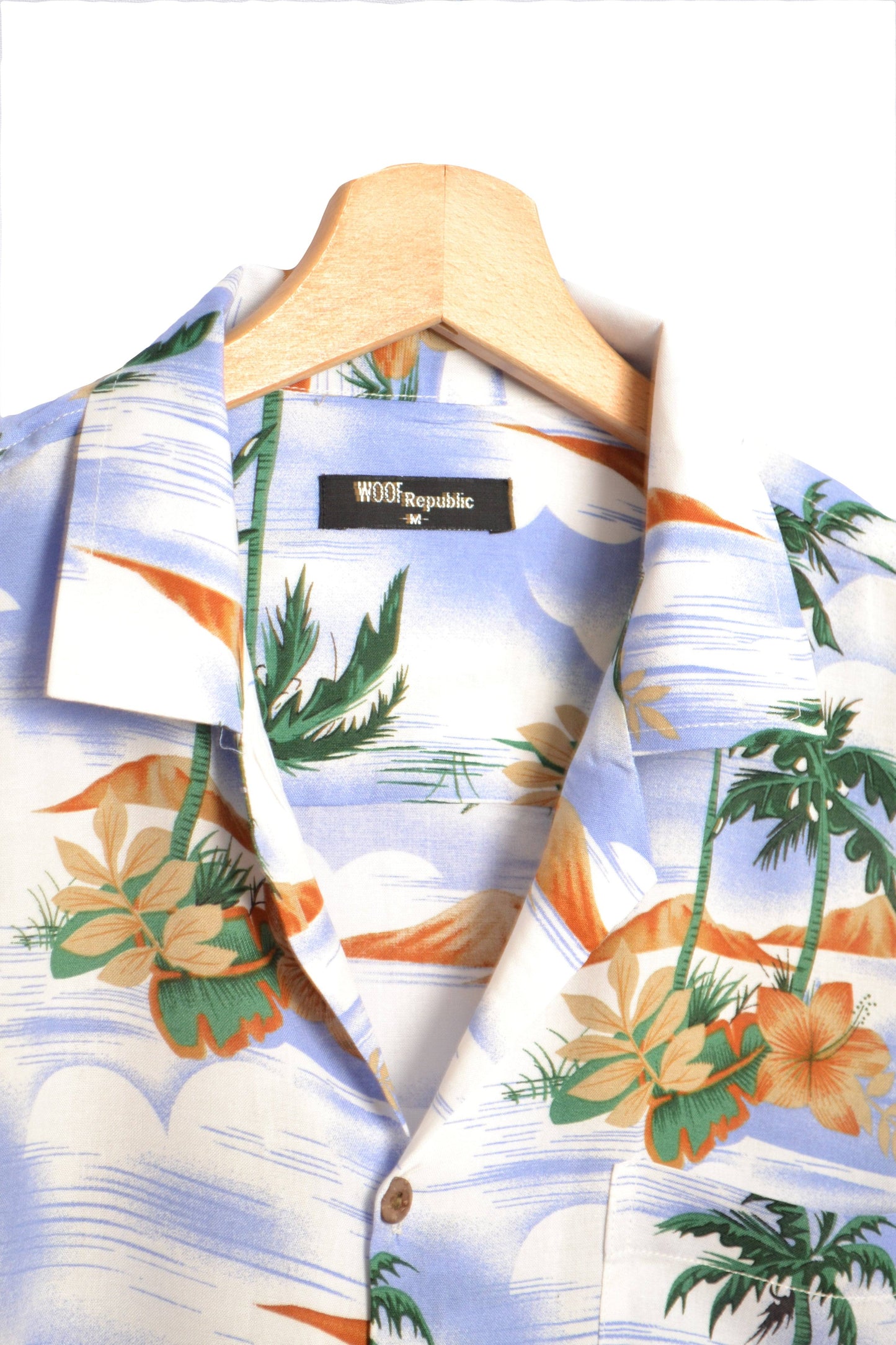Chemise paysage tropical