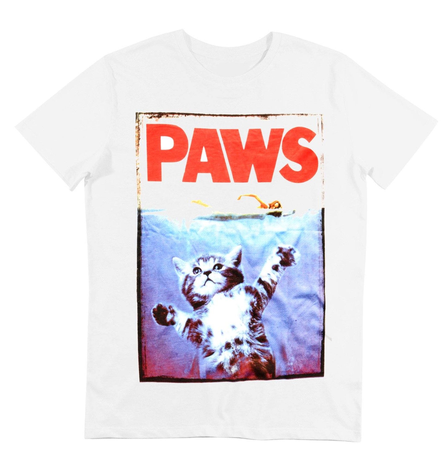 T-shirt paws blanc