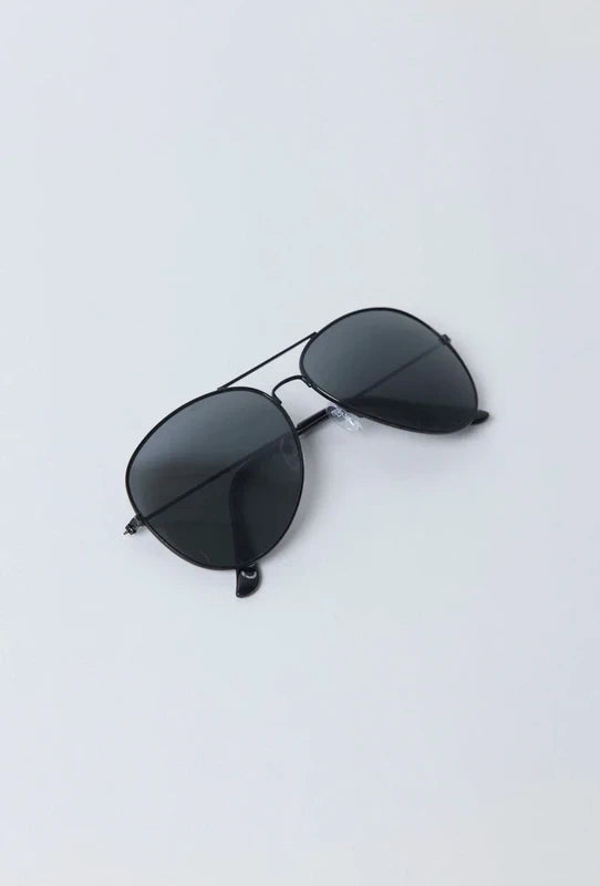 Lunettes solaires aviateur noirs - GL BOUTIK
