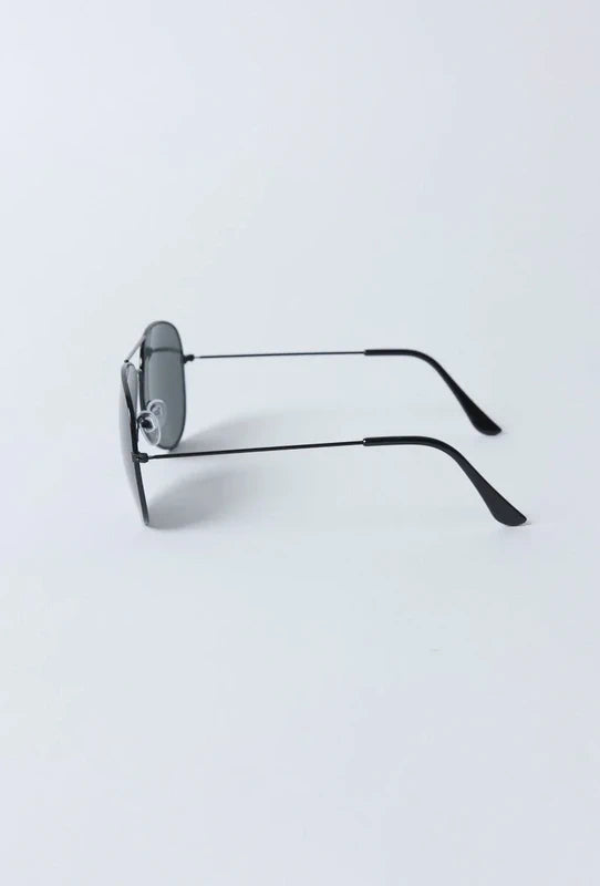 Vue branches lunettes solaires aviateur noirs - GL BOUTIK