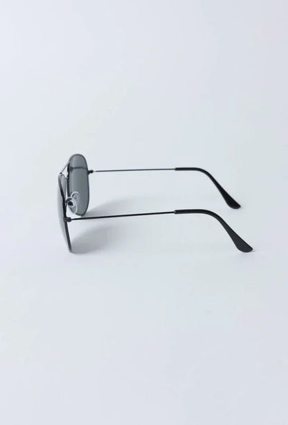 Vue branches lunettes solaires aviateur noirs - GL BOUTIK