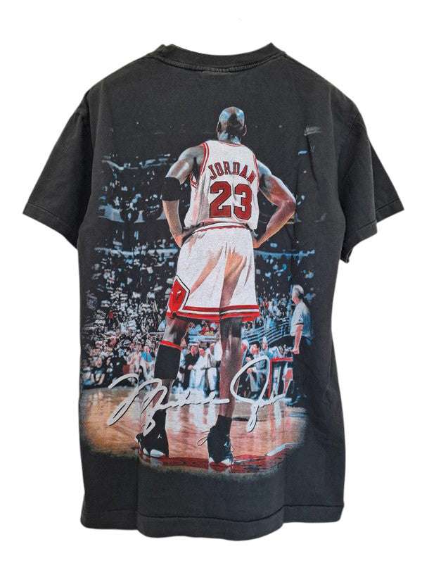 Vue dos t-shirt délavé michael jordan cigare - GL BOUTIK