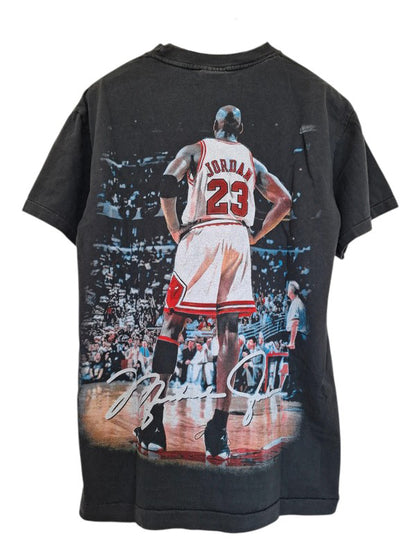 Vue dos t-shirt délavé michael jordan cigare - GL BOUTIK