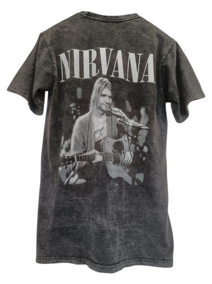 Vue dos t-shirt imprimé kurt cobain - nirvana - GL BOUTIK