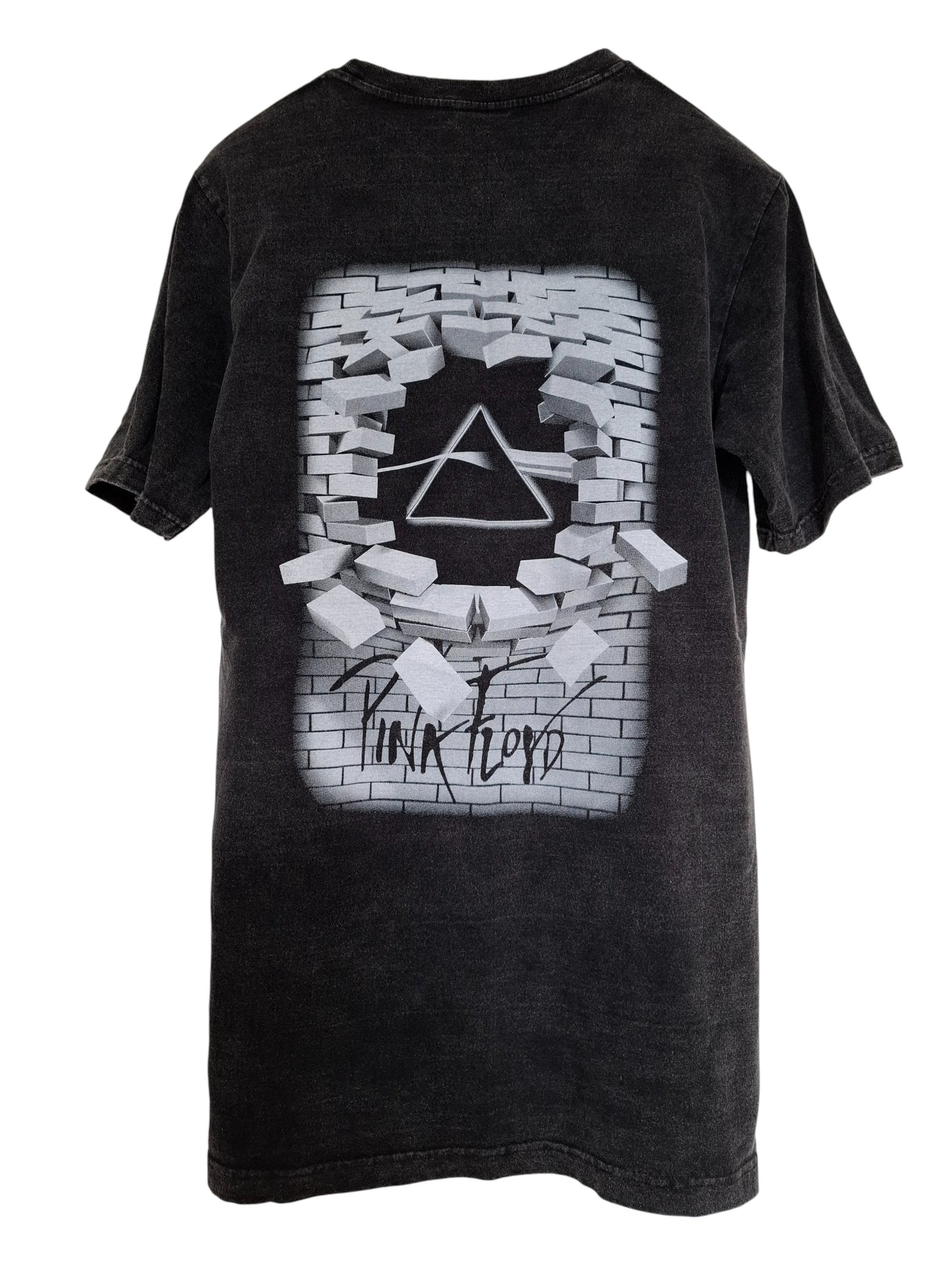 Dos-t-shirt délavé sérigraphié pink floyd - GL BOUTIK