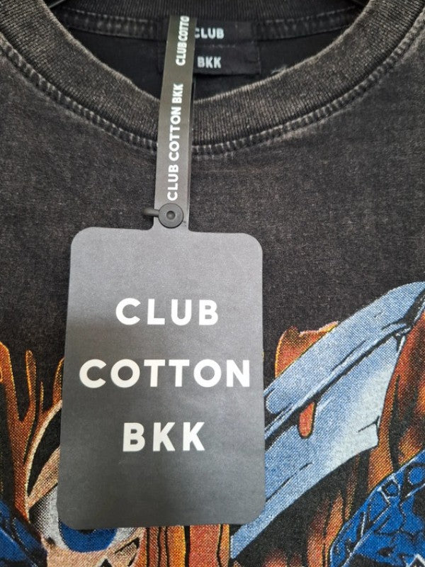 Etiquette t-shirt délavé imprimé ACDC - GL BOUTIK
