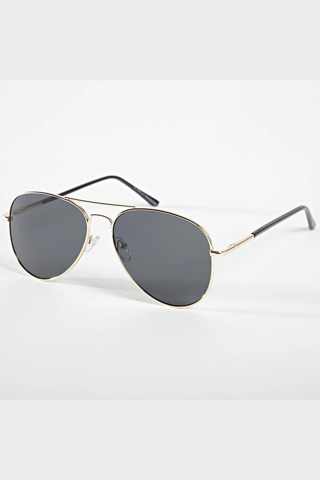 Lunettes aviateur monture dorée