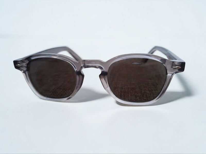 Lunettes solaires pantos style moscot grises - GL BOUTIK