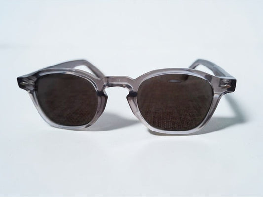 Lunettes solaires pantos style moscot grises - GL BOUTIK