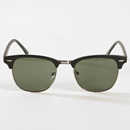 Vue face lunettes clubmaster noires - GL BOUTIK