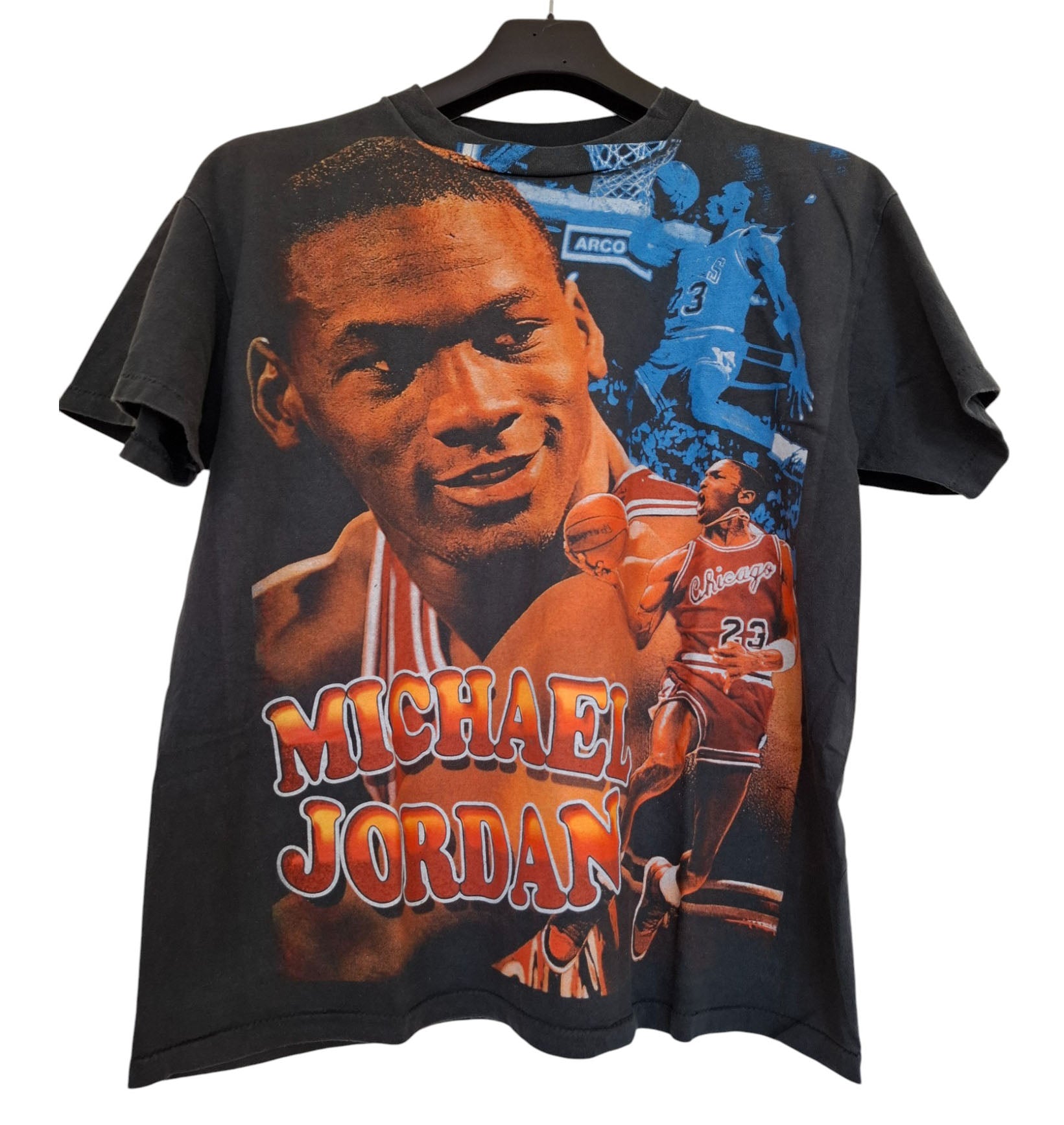 T-shirt gis délavé imprimé bootleg jordan - GL BOUTIK