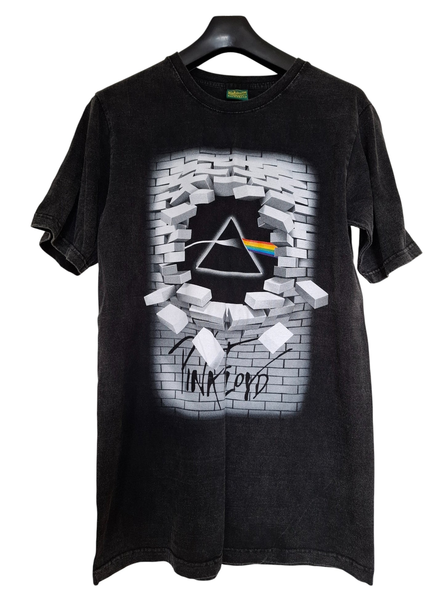 T-shirt délavé sérigraphié pink floyd - GL BOUTIK