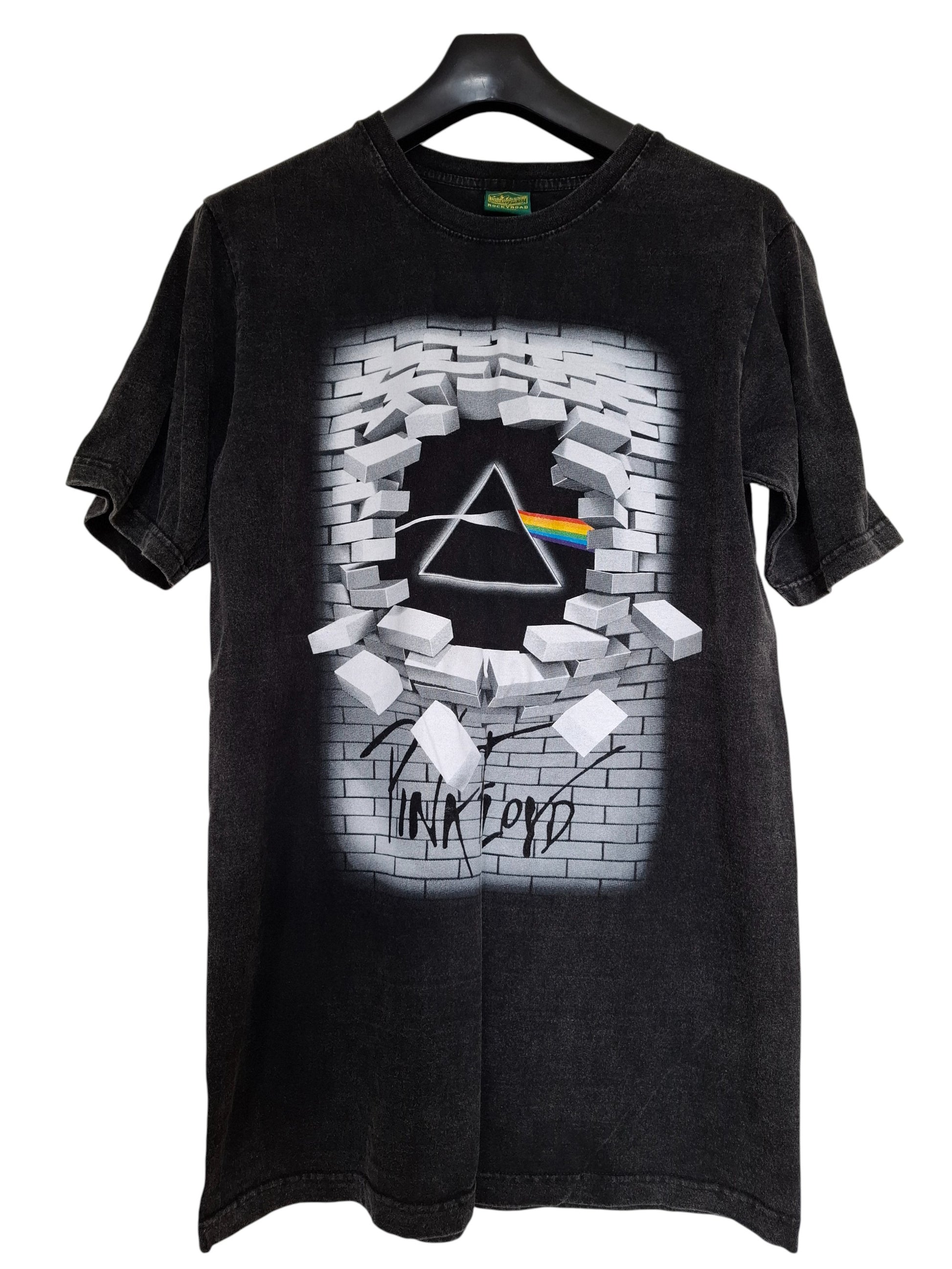 T-shirt délavé sérigraphié pink floyd - GL BOUTIK