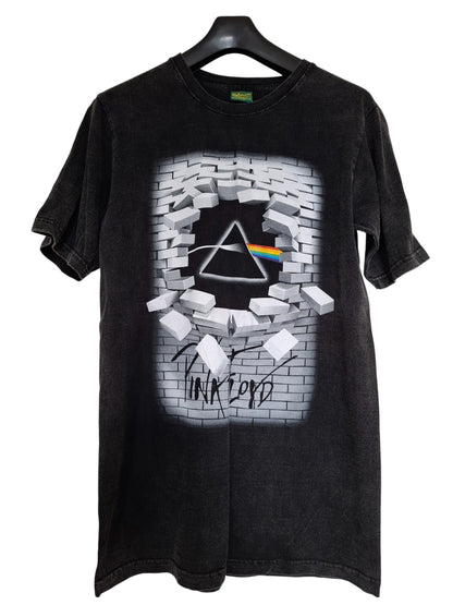 T-shirt délavé sérigraphié pink floyd - GL BOUTIK