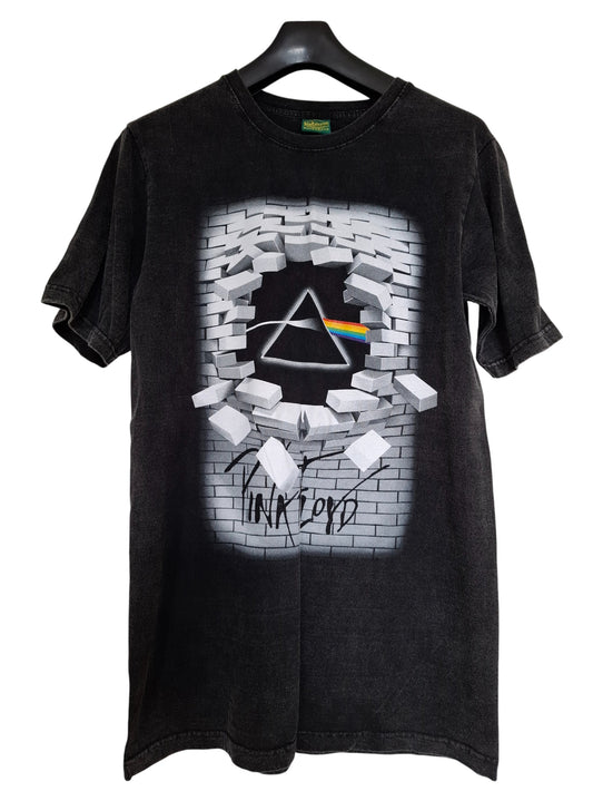 T-shirt délavé sérigraphié pink floyd - GL BOUTIK