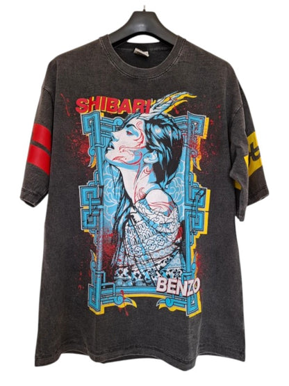 Vue face t-shirt shibari benzo - GL BOUTIK