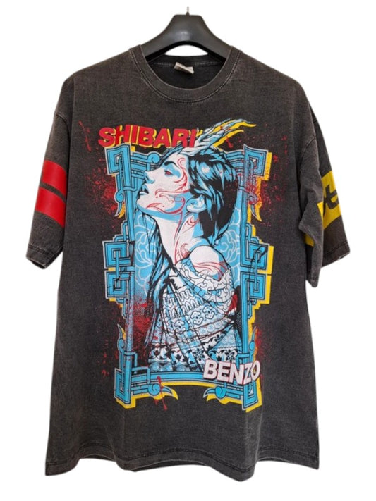 Vue face t-shirt shibari benzo - GL BOUTIK