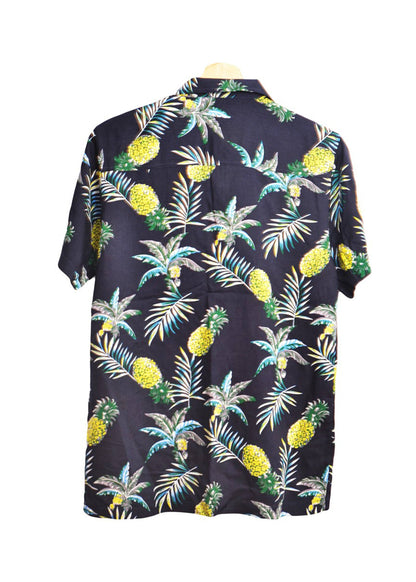 Chemise hawaienne fleurs et ananas