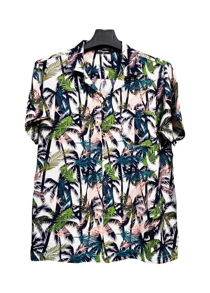Multicolored palm tree shirt