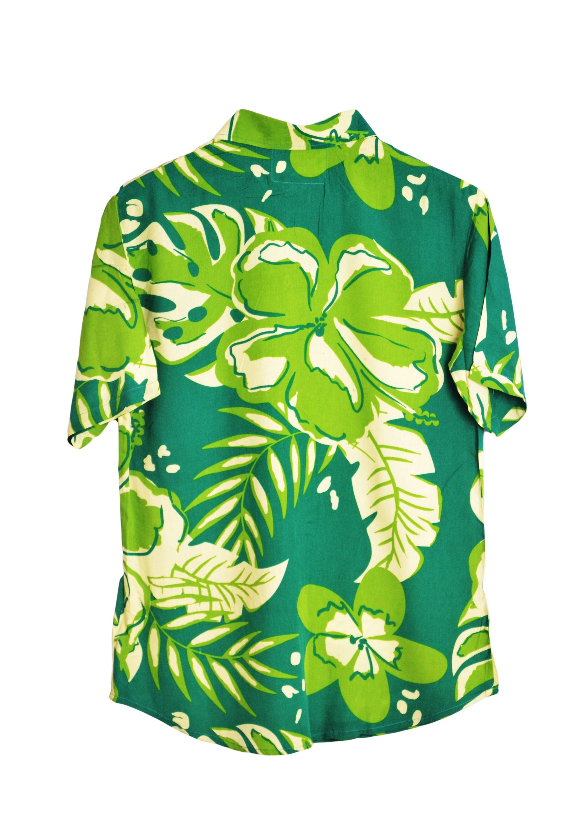 Vus dos chemise hawaienne marque up hawaii verte - gl boutik