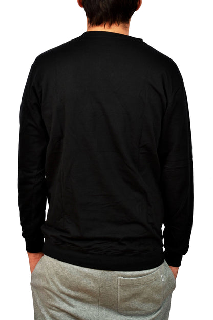 Vue dos sweat-shirt imprimé pornhub waifu couleur noir - GL BOUTIK