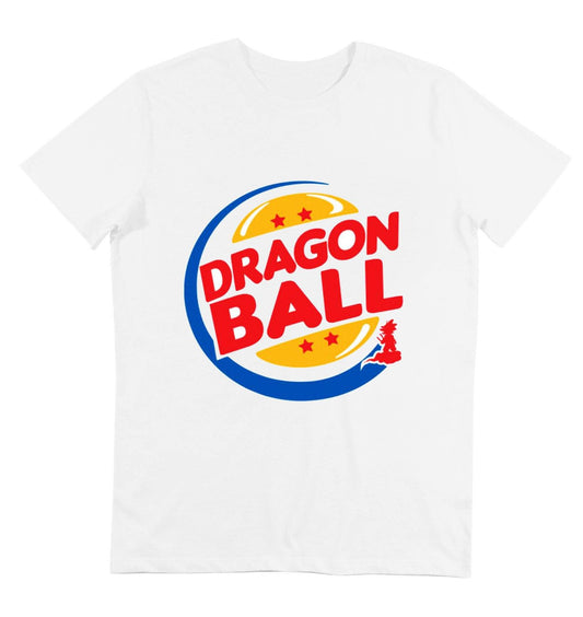 T-shirt dragon ball version logo burger king