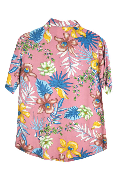 Vue dos chemise hawaienne mauve up hawaii - GL BOUTIK
