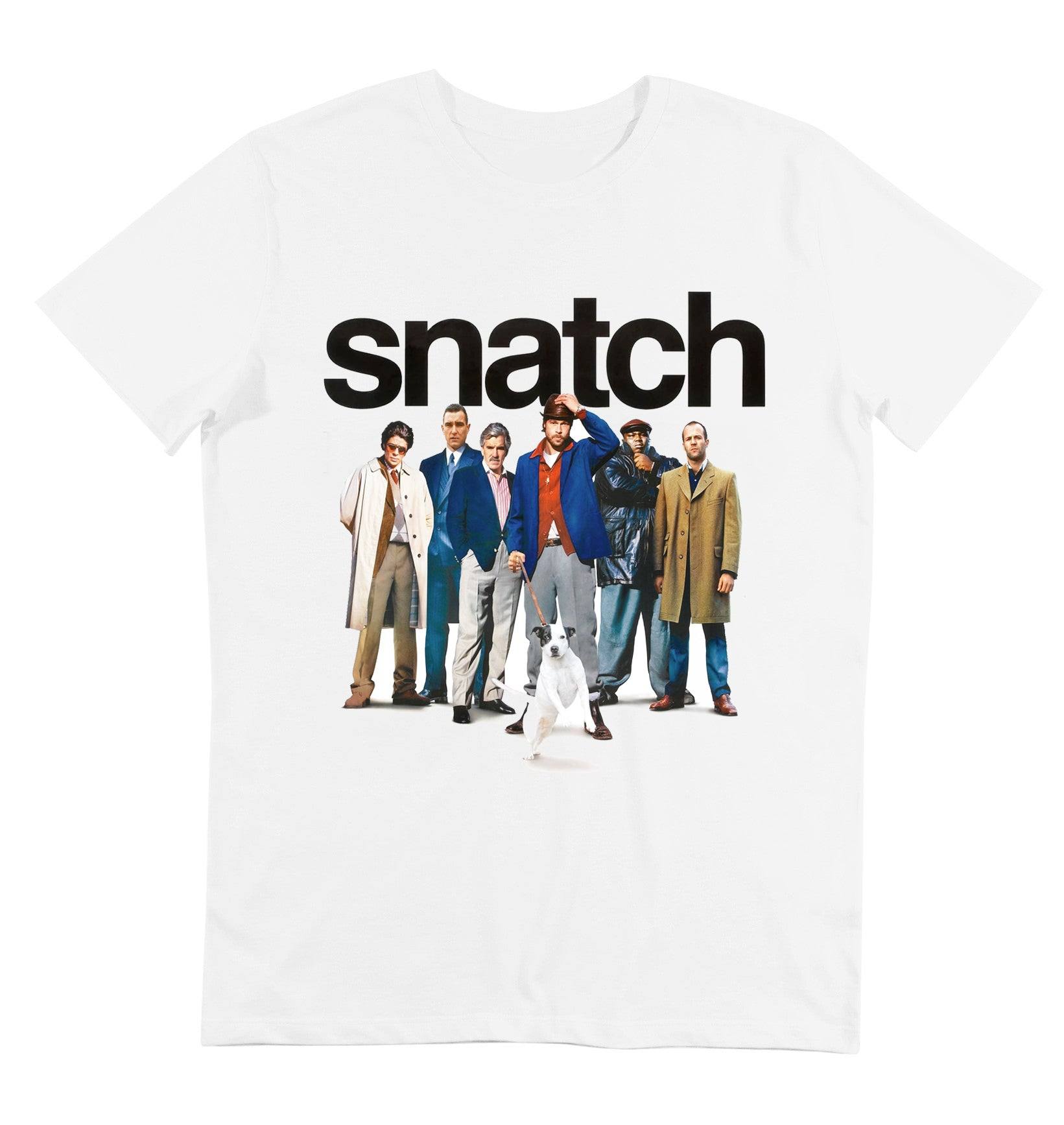 T-shirt homme blanc imprimé film snatch - GL BOUTIK